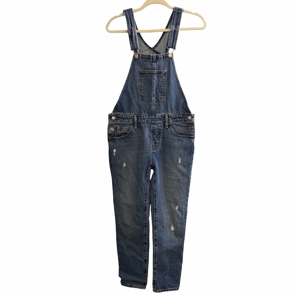 Levi's Denim Overalls‎ Women's Size Small. 27inch Inseam Open Back